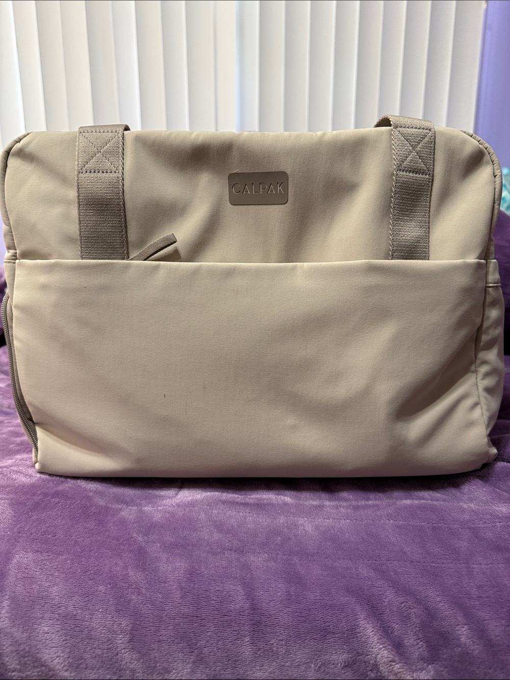 Calpak Connect Laptop Duffel - Light Gray BNWOT - Picture 3 of 10